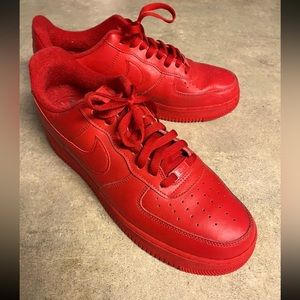 Red Nike Air Force 1 - Size 11.5